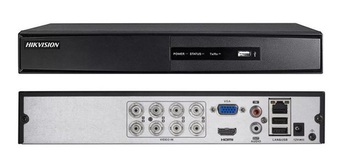 DVR 8CH HD-TVI 1080P 1 HDD CASE METALICO